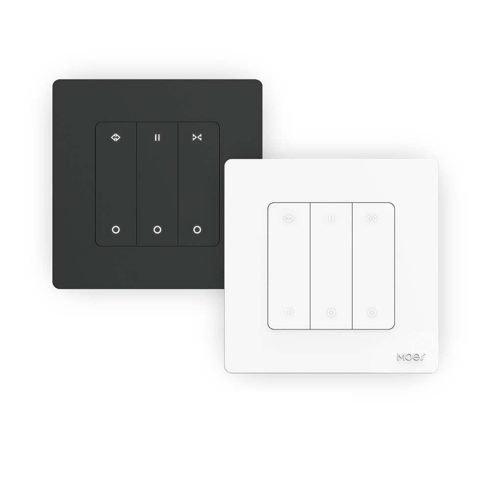 MOES Smart ZigBee Star Ring Curtain Switch For Rol06